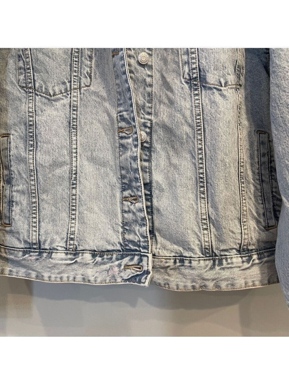 Wild Fable Blue Jean Jacket Classic Style - Picture 4 of 6